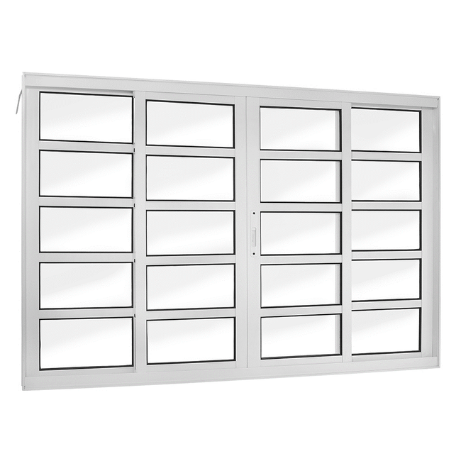 Janela-de-Correr-Topsul-Aluminio-4-Folhas-Moveis-Vidro-com-Travessas-Liso-Alt-100-cm-x-Comp-150-cm-Branca-1430904