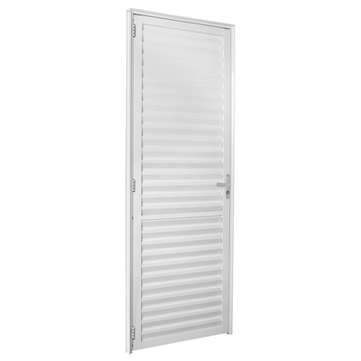 Porta-Palheta-Direita-com-Fechadura-Semi-Ventilada-de-Aluminio-Fortsul-Plus-Esquadrisul-Alt--210cm-X-Comp--90-cm--Branca-1639641