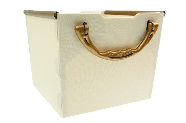 Cesto Organizador Tam. M  Protea Dello Cinza