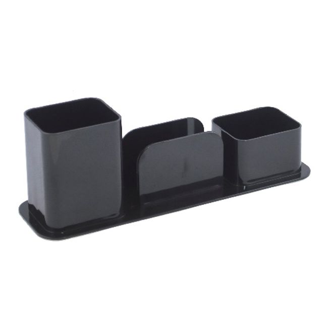 Porta-canetas-triplo-preto-Dello-1730592