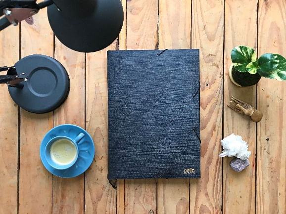 Pasta aba elastico oficio lb 4cm Executive  Dello preta