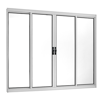 Janela-Correr-4-Folhas--100X150--CompX-Larg---Aluminio-Brilho-Esquadrisul-1641697