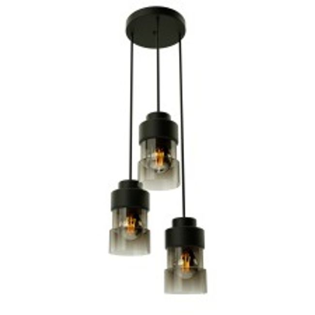 PENDENTE-MOAI-FUME-PRETO-FOSCO-3xE27--SOQUETE---AMBAR-127-220V-25W-----ORLUCE-1367692