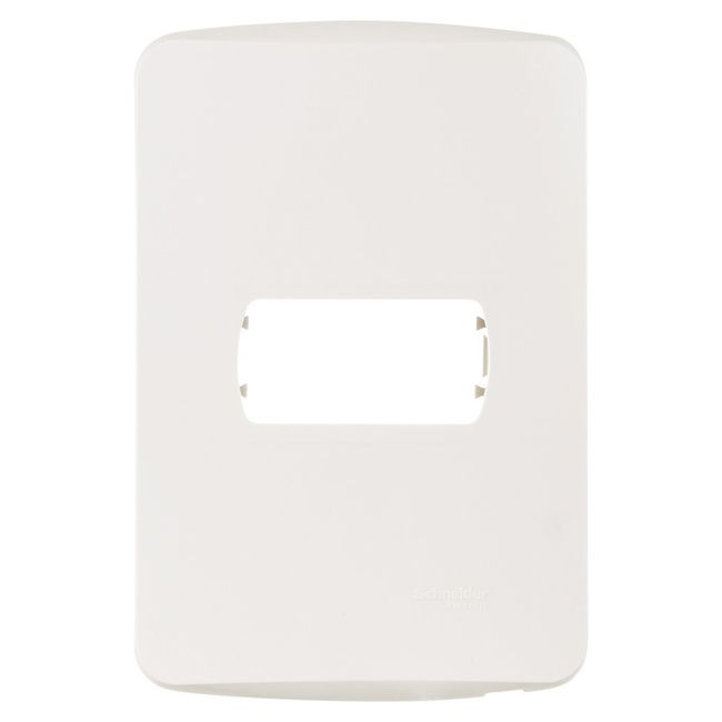 Placa 4x2 1 Posto Com Suporte Branco Miluz Schneider