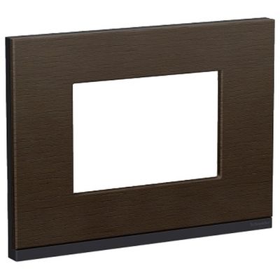 PLACA-SUPORTE-4X2-3-POSTOS-CLASS-GR---WENGUE-WOOD-HORIZONTAL-ORION-SCHNEIDER-1551833