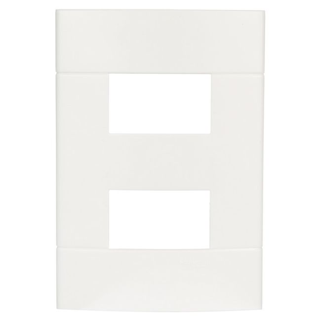 PLACA-4X2-2-MODULOS-SEPARADOS-BRANCO-LUNARE-SCHNEIDER-455180