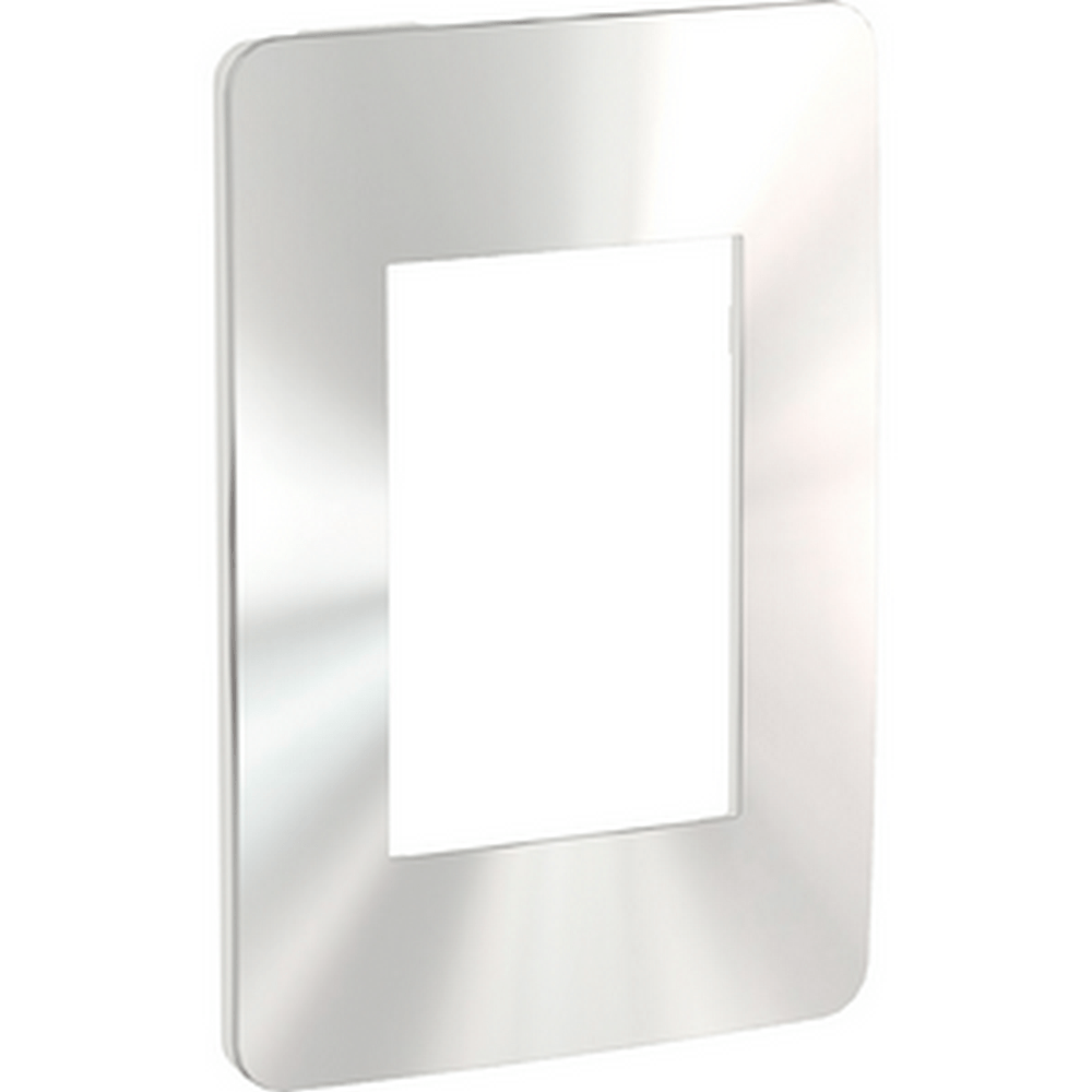 PLACA-4X2-3-POSTOS-BR-CHROME-GLOSS-ORION-SCHNEIDER-1550110