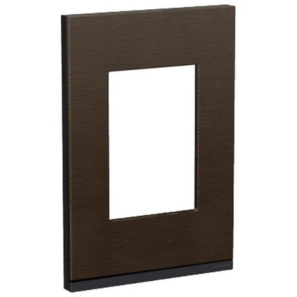 PLACA-SUPORTE-4X2-3-POSTOS-CLASS-GR---WENGUE-WOOD-VERTICAL-ORION-SCHNEIDER-1551809