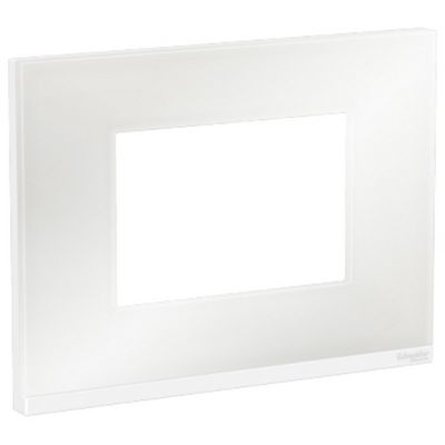 PLACA-SUPORTE-4X2-3-POSTOS-CLASS-BR---WHITE-GLASS-HORIZONTAL-ORION-SCHNEIDER-1550314