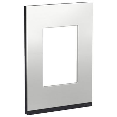 PLACA-SUPORTE-4X2-3-POSTOS-CLASS-GR---ALUMINIUM-METAL-VERTICAL-ORION-SCHNEIDER-1551973
