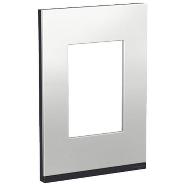 PLACA-SUPORTE-4X2-3-POSTOS-CLASS-GR---ALUMINIUM-METAL-VERTICAL-ORION-SCHNEIDER-1551973