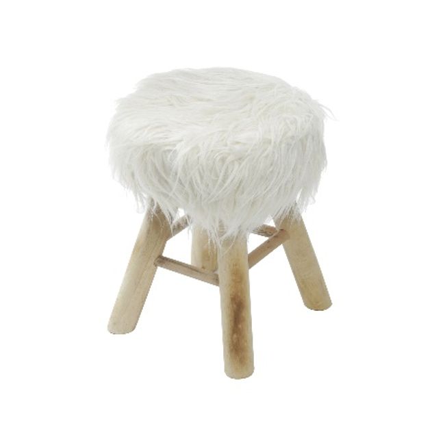 Banquinho-Petit-c--Pelo-Longo-Creme-e-Base-de-Madeira-OR-Design-1748270