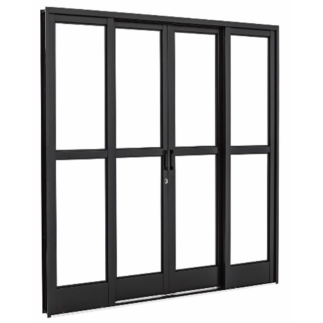 Porta-de-Correr-de-Aco-6-Folhas-c--Divisao-Central-Pratika-Black-217x200cm-Sasazaki-1750500