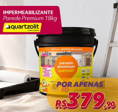 Impermeabilizante Parede Premium 18 kg Quartzolit