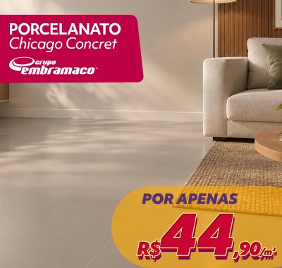 2537354-Porcelanato Chicago Concret (61x61cm) Embramaco 