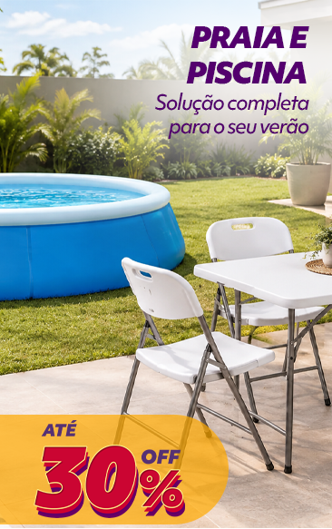 Praia e Piscina até 30%OFF Praia e Piscina até 30%OFF