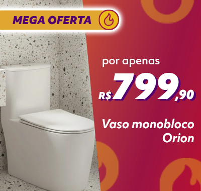 Vaso Sanitário Monobloco Orion Branco Alterna por R$ 799,90