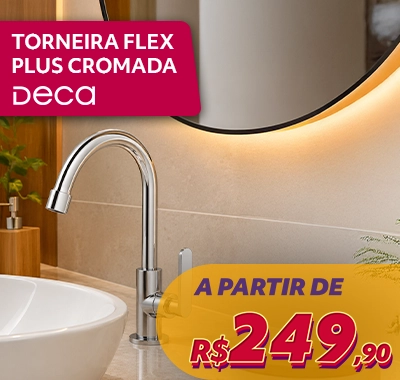 2614073 - Torneira para Lavatório Flex Plus Deca