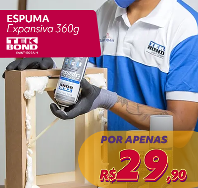 Espuma Expansiva de Poliuretano 360 g Tekbond